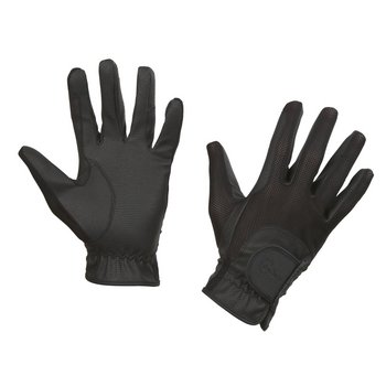 Summer Tech-Handschuhe, schwarz Nubukoptik, Gr. M