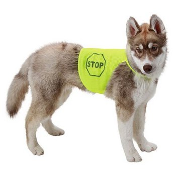 Sicherheitsweste für Hunde, Rückenlänge 35 cm, 50-58 cm