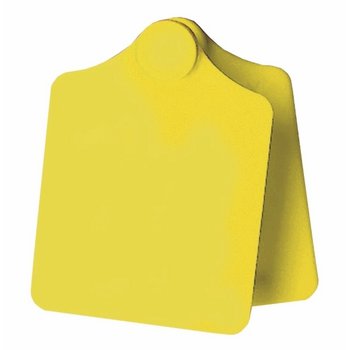 Ohrmarke Größe 2, blanko, gelb, 25 St.